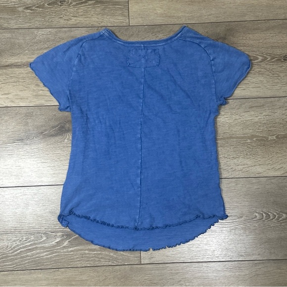 We The Free Be My Baby Tee In Blue - Picture 8 of 10